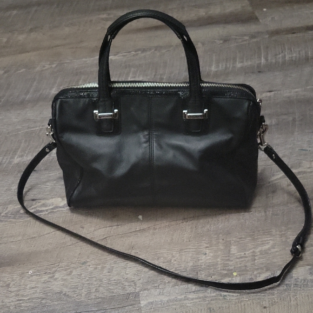 Coach Taylor Black Satchel Bag